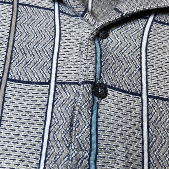 Grand Slam Vintage Polo Shirt Mens XL Plaid Golf Casual Short Sleeve Breathable - Picture 12 of 12